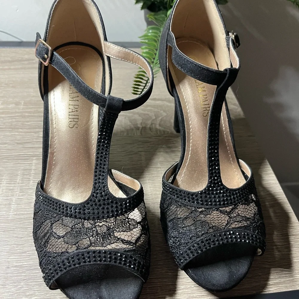 DREAM PAIRS Women's Amore Fashion Stilettos Open Toe Pump Heel Sandals - Picture 5 of 10